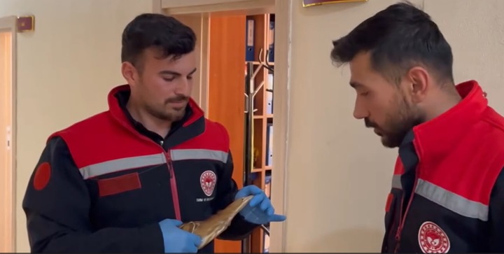 Bitkin halde bulunan küçük balaban tedavi altına alındı