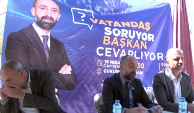 Çukurca’da “Vatandaş Soruyor, Başkan Cevaplıyor” programı yapıldı