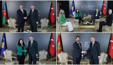 Cumhurbaşkanı Erdoğan Antalya Diplomasi Forumu’nda Liderlerle görüştü