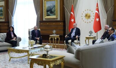 Cumhurbaşkanı Erdoğan, DEM Parti Milletvekillerini kabul etti