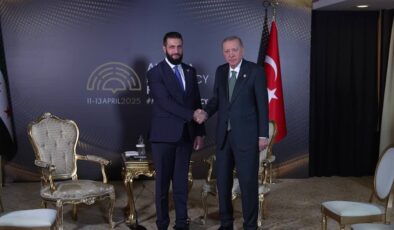 Cumhurbaşkanı Erdoğan, Suriye Cumhurbaşkanı Şara ile görüştü