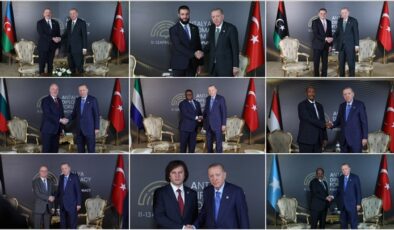 Cumhurbaşkanı’ndan Antalya’da diplomasi trafiği