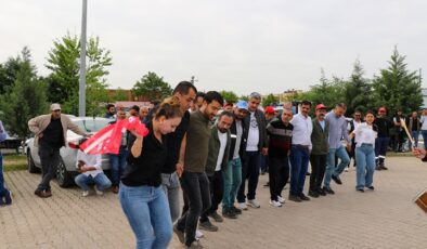 DİSKİ işçilerinden 1 Mayıs coşkusu