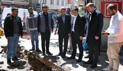 Derik Kaymakamı Bayraklı, ikinci etap doğalgaz çalışmasını inceledi