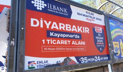 Diyarbakır’da Ticari Alan Satışa Sunulacak