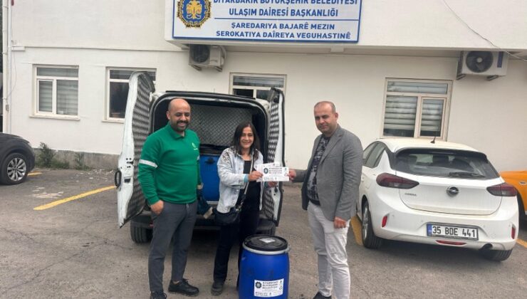 Diyarbakır’da atık yağlar doğaya zarar vermeden toplanıyor