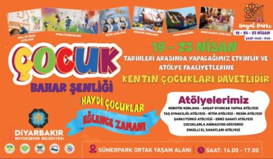 Diyarbakır’da ‘Çocuk Bahar Şenliği’ düzenlenecek