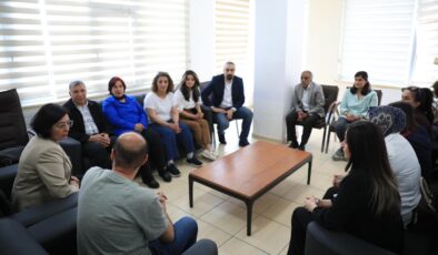 Eş başkandan, Kürt Gazeteciler Günü ziyareti