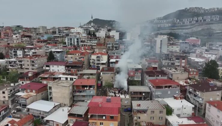Çıkan yangında çok sayıda kuş telef oldu, ev kullanılamaz hale geldi