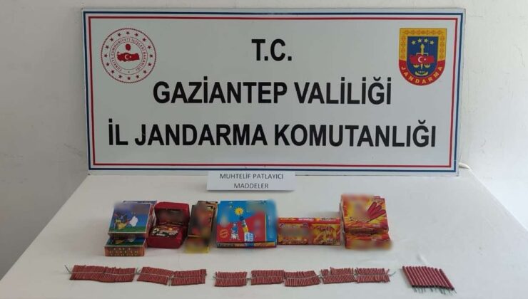 Jandarma, iş yerinde yüzlerce patlayıcı madde buldu