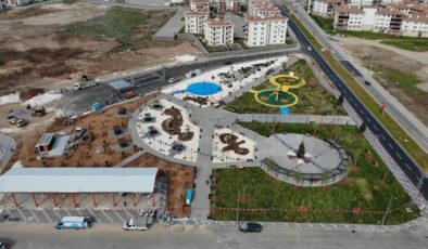 Gaziantep’te su tasarrufu sağlayan geçirimli beton sistemli park hizmete açıldı
