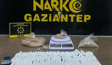 Gaziantep’te uyuşturucu operasyonunda 2 zanlı tutuklandı