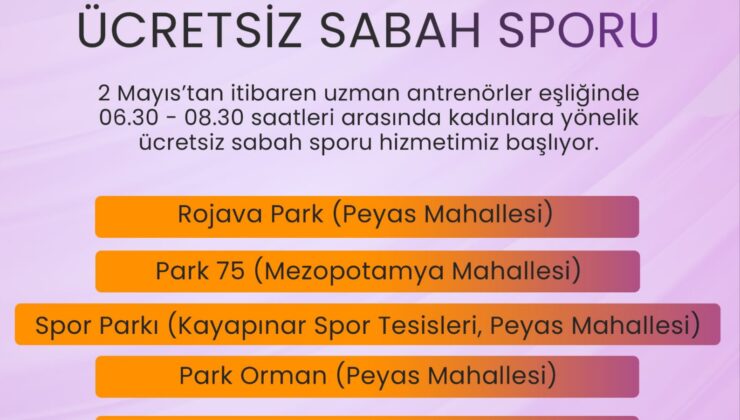 Kayapınar’da kadınlar sporla buluşacak