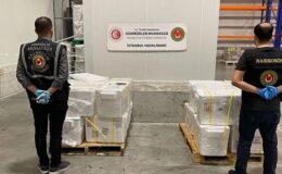 455,2 kilo kokain yakalandı