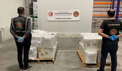 455,2 kilo kokain yakalandı