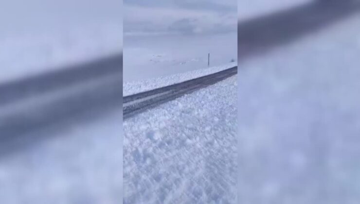 Kars’ta kar yağışı ulaşımı vurdu: Kağızman-Cumaçay yolu kapandı