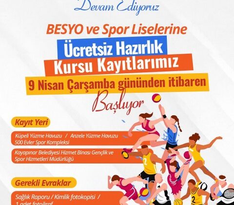 Kayapınar’dan ücretsiz spor kursu müjdesi