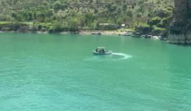 Keban’da jandarma iç sularda av yasağı denetimi yaptı