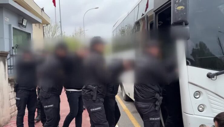 Komşu kavgasında 8 şüpheli adliyeye sevk edildi