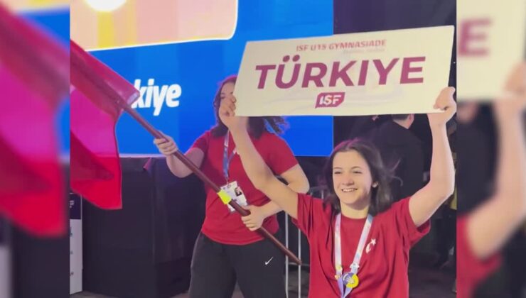 Milli genç sporcular Dünya Okul Sporları Oyunları’ndan 64 madalya ile döndü