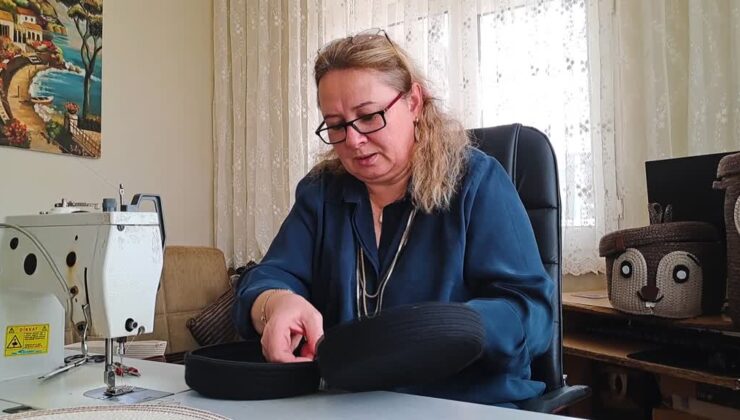 Oğlunun bakım masrafları için evini atölyeye çevirdi, üretime başladı