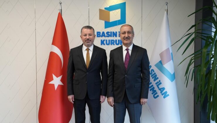 Rektör Kırışık’tan Basın İlan Kurumu Genel Müdürü Erkılınç’a Ziyaret