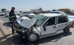 Şanlıurfa’da zincirleme trafik kazasında 6 kişi yaralandı