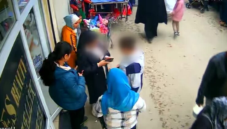 Semt pazarında cep telefonu ve para çalan 2 zanlı tutuklandı