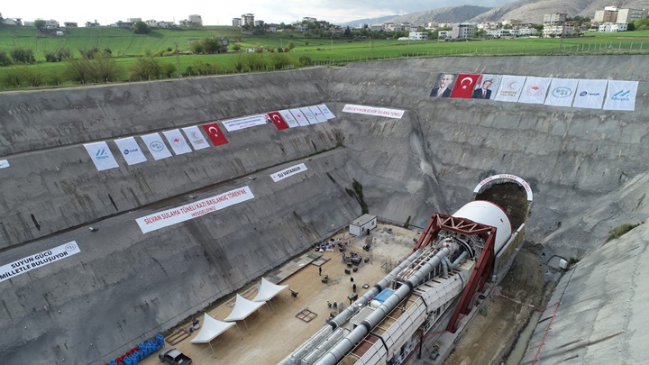 Silvan Sulama Tüneli’nde kazı çalışması törenle başladı