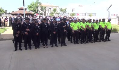 Şırnak’ta bir aracın çarpması sonucu şehit olan polis memuru için tören düzenlendi