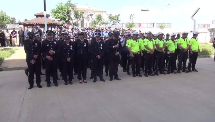 Şırnak’ta bir aracın çarpması sonucu şehit olan polis memuru için tören düzenlendi