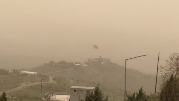 Şırnak’ta toz taşınımı etkili oldu