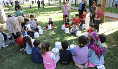 Tandır Parkı’nda şenlik coşkusu çocuklarla taştı