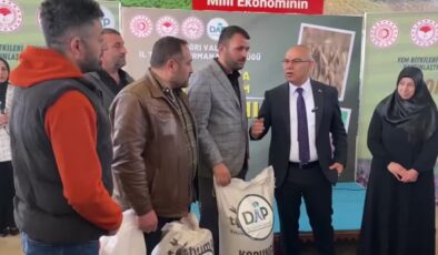 525 çiftçiye yüzde 70 hibeyle tohum desteği sağlandı