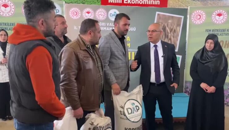 525 çiftçiye yüzde 70 hibeyle tohum desteği sağlandı