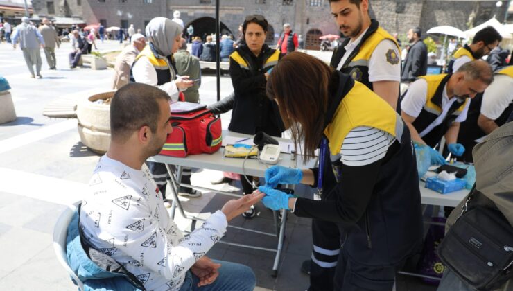 Vatandaşa ücretsiz sağlık taraması desteği sağlandı