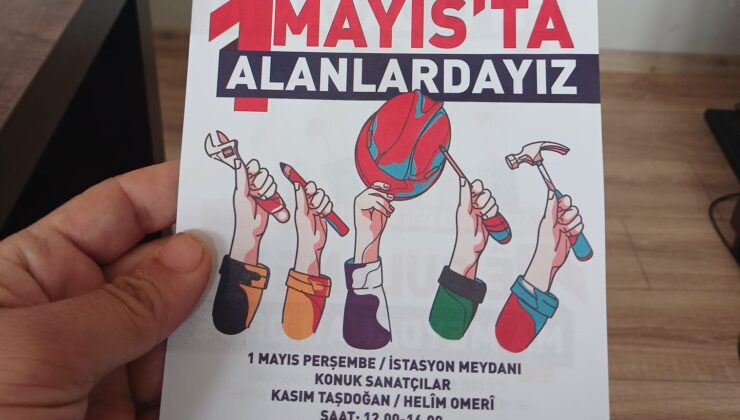 Diyarbakır’da 1 Mayıs Mitingi hazırlıkları başladı: Broşürler dağıtıldı
