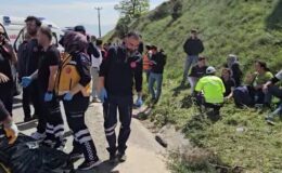 Yalova-Bursa yolunda kaza: Yolcu otobüsü devrildi, can kaybı var