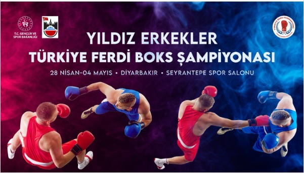 Yıldız Erkekler Türkiye Ferdi Boks Şampiyonası Diyarbakır’da yapılacak