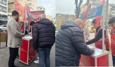 CHP Diyarbakır’dan İmamoğlu için imza kampanyası