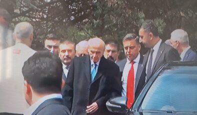 Devlet Bahçeli mesaiye başladı