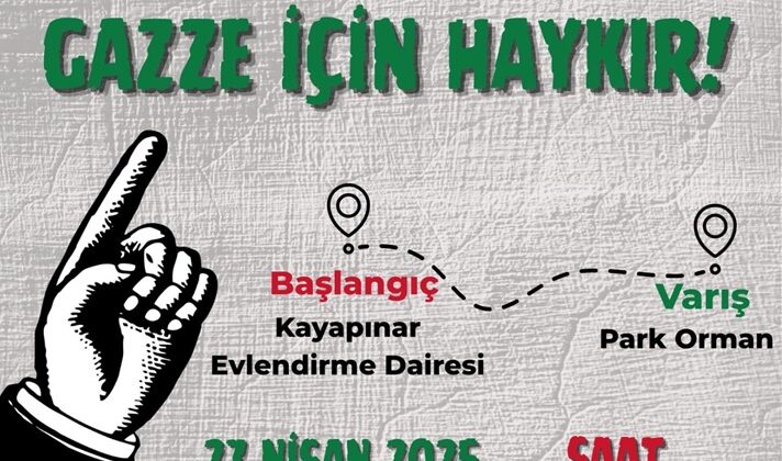 Diyarbakır’da Gazze İçin Yürüyüş Düzenlenecek