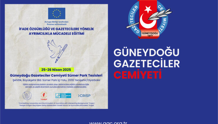 Diyarbakır’da Gazetecilere Yönelik Etik ve İfade Özgürlüğü Eğitimi