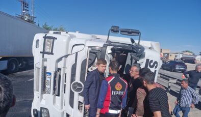 Mardin’de tankerin devrilmesi sonucu 1 kişi öldü