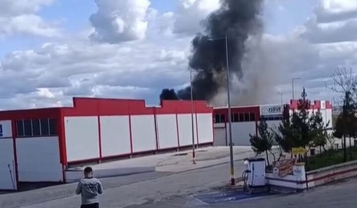 Diyarbakır mega sanayi sitesinde yangın