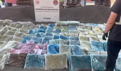 Ambarlı Limanı’nda 279 kilogram esrar ele geçirildi
