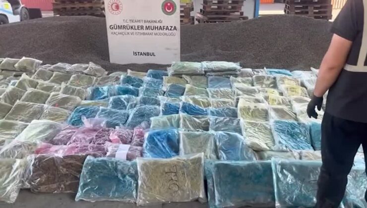 Ambarlı Limanı’nda 279 kilogram esrar ele geçirildi