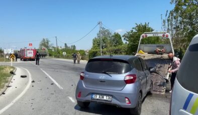 Askeri araç kazasında 4 kişi yaralandı