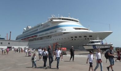 Astoria Grande kruvaziyeri Samsun Limanı’na demir attı