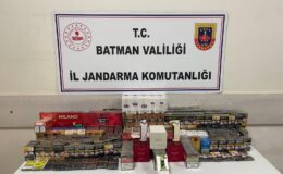 Batman’da gümrük kaçağı 1510 paket sigara ele geçirildi
